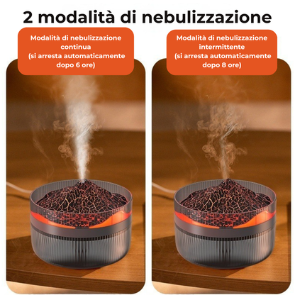 Umidificatore a vulcano